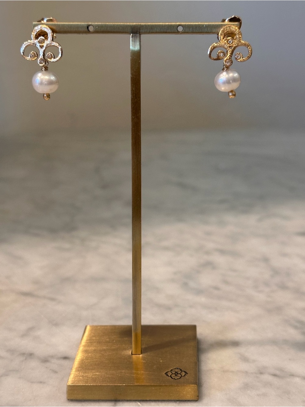 Gold Pearl Drop Earrings - Elegant Women’s Jewelry